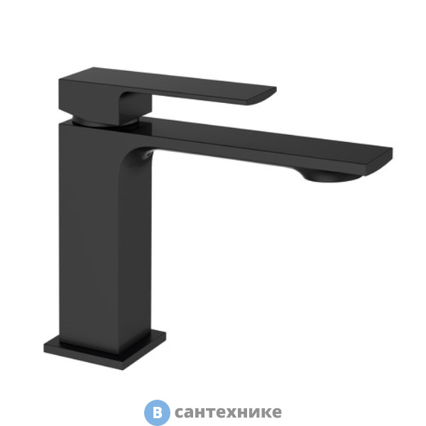 Смеситель Orange Lutz M04-021b однозахватный для раковины, чёрный