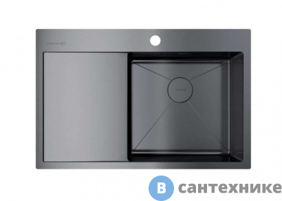 картинка Кухонная мойка OMOIKIRI Akisame 78-GM-R (4973100)