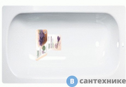 картинка Ванна Donna Vanna Белая орхидея 120х70 с антибак. покрыт. (б/ранта) (ножки)