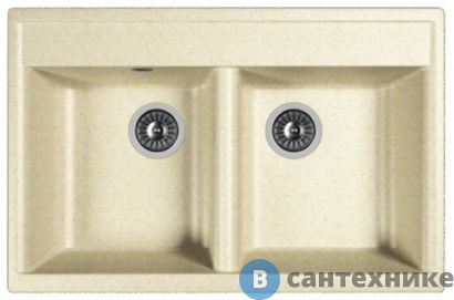 картинка Кухонная мойка Dr. Gans Астра 780, латте СМс (25.060.E0780.403)