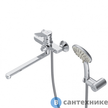 картинка Смеситель AM.PM X-Joy F85A95000 для ванны и душа, душевой набор, хром