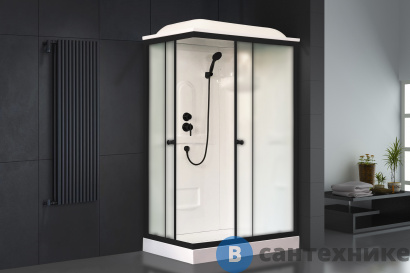 картинка Душевая кабина Royal Bath RB 8120HP1-M-BL 1200x800x2170 R (матовое)    