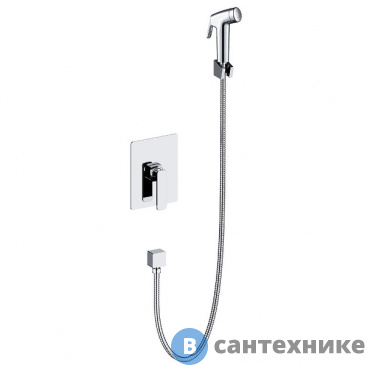 картинка Смеситель Timo Torne 4359/00SM встроенный с гигиеническим душем, хром