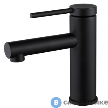 картинка Смеситель ABBER Emotion AF8810B для раковины, чёрный матовый