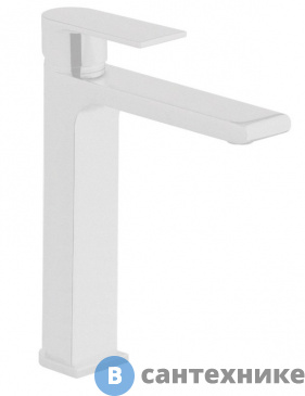 картинка Смеситель AZARIO DELANO для раковины высокий, белый матовый (AZ-158445526)
