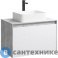 картинка Тумба под умывальник Aqwella Mobi 80 подвесная, цвет бетон светлый, без фасада (MOB0108BS)