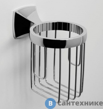 картинка Держатель WasserKRAFT Wern K-2545 освежителя металл, хромоникелевое покрытие