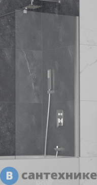 картинка Шторка на ванну RGW SC-050 хром/прозрачное/6 мм 60*150 (351105006-11)