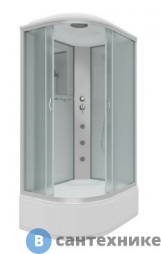 картинка Душевая кабина Niagara NG-2310-14RG (1200х800х2150) высокий поддон, стекло матовое