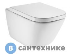Унитаз подвесной Roca GAP 34647L000 Clean Rim (бел)