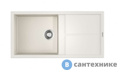 картинка Кухонная мойка OMOIKIRI Sumi 100-WH белый (4993657)