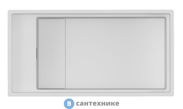 Кухонная мойка OMOIKIRI Kinaru PRO 86-U/I-WH белый (4997026)