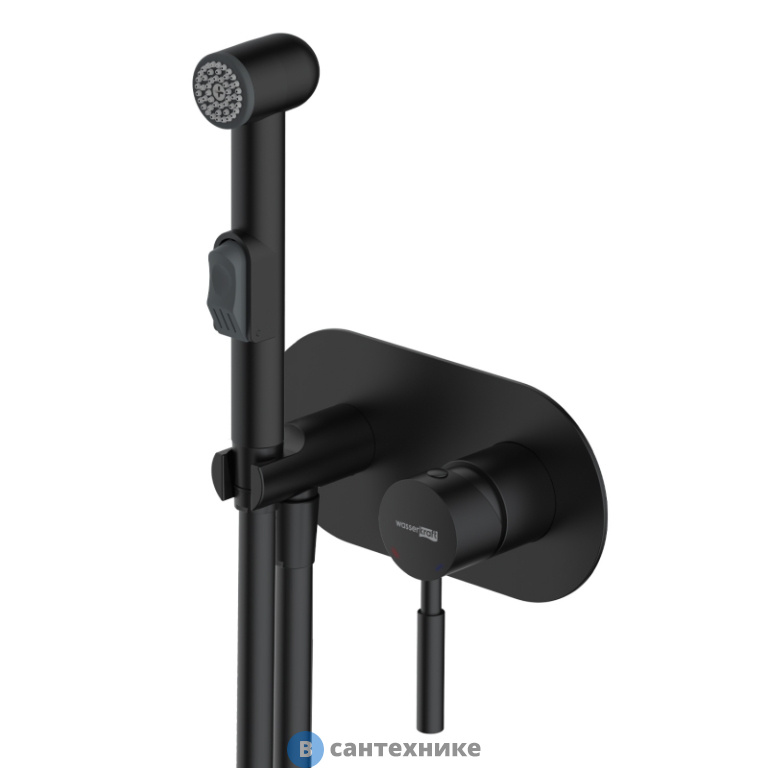 Смеситель WasserKRAFT Gollach 3338 встраиваемый для душа с гигиенической лейкой