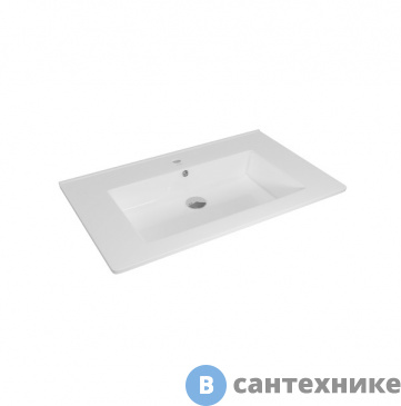 картинка Умывальник Kirovit Оскар 750 см белый с/о мебельный