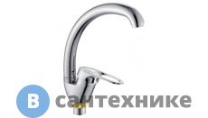 Смеситель Potato P5925 для кухни с высоким изливом с гайкой