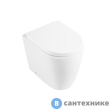 картинка Унитаз BelBagno MARINO BB105CBR приставной, безободковый без сиденья