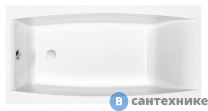 картинка Акриловая ванна Cersanit VIRGO 150x75 (WP-VIRGO*150NL), без каркаса и сифона