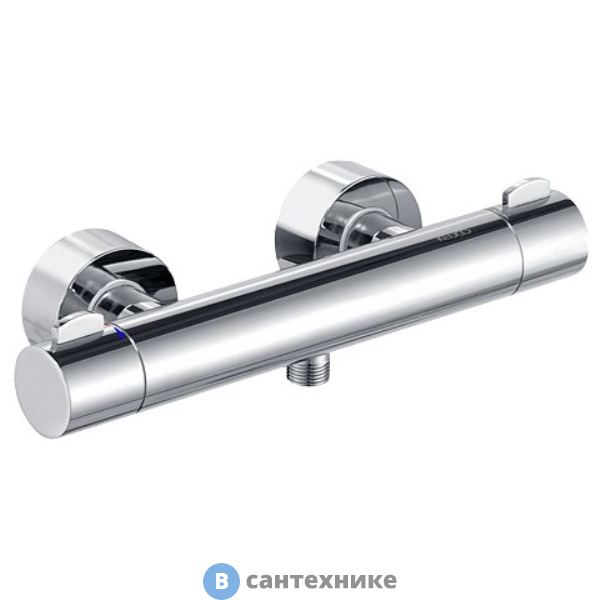 Смеситель Keuco Plan blue для ванны, для наружного монтажа, запорный вентиль, хром (53924010100)