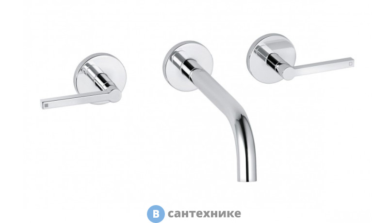 Смеситель Kludi NOVA FONTE 201440515 для умывальника на 3 от.