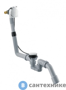 картинка Слив-перелив Hansgrohe 58113000 Exafill S на ванну