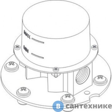 картинка База Jacob Delafon AVID 97904D-NF для напольной установки смесителя (хром)