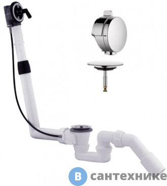 картинка Слив-перелив для ванны Kludi 2120005N-00 ROTEXA MULTI