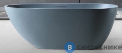 картинка Ванна ABBER Dortmund AM9911G 170х75 из искусственного камня, серая