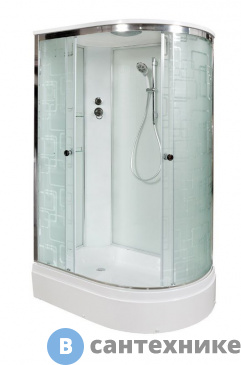 картинка Душевая кабина Deto ЕМ2712 L стандартная (120х80х220 см)
