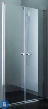 картинка Душевая дверь Cezares ELENA-W-B-2-160-P-Cr 1550x1950