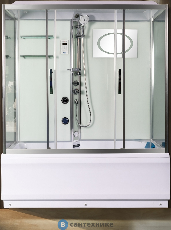 Душевая кабина WELTWASSER WW500 EMMER 170/85/55 (1700х850х2170)