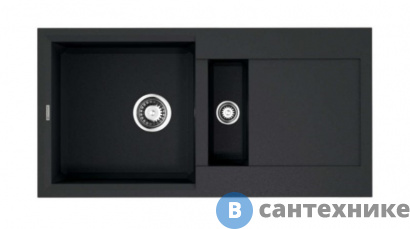 картинка Кухонная мойка OMOIKIRI Sakaime 86-2-BL черный (4993117)