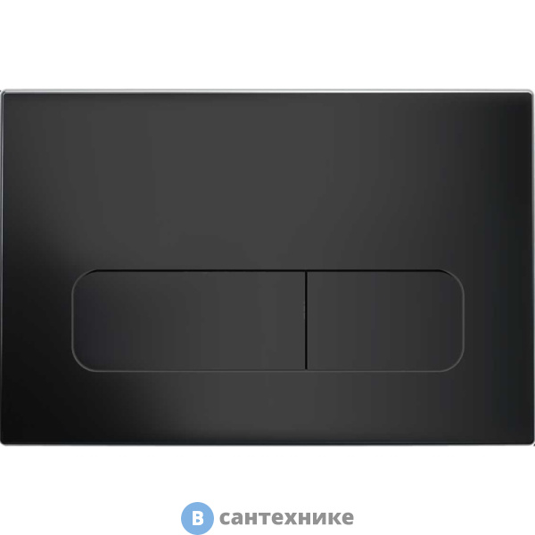 Кнопка смыва Vincea VFP-002MB, матовый черный