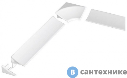 картинка Универсальная декоративная планка Ravak 11/1100 белая (XB461100001)