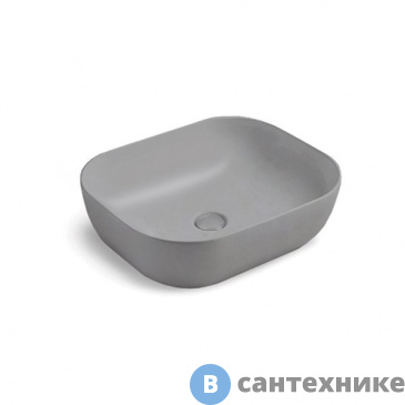 картинка Раковина Vincea VBS-101MG, 500*400*140, накладная, матовый серый