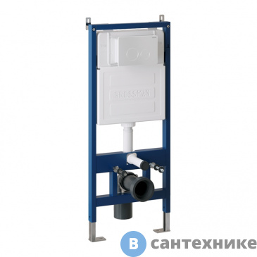 картинка Комплект 2 в 1: инсталляция Grossman 900.K31.01.000+клавиша смыва Style 700.K31.05.01M.01M бел матов