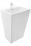 Раковина WELTWASSER LEERBACH 4438 GL-WT (GELBACH 007S GL-WT) напольная белый глянец 460х340х850