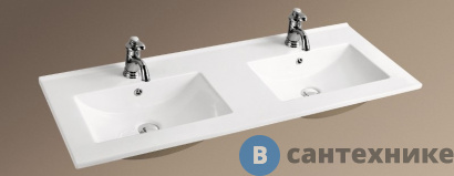 картинка Раковина WELTWASSER DEILBACH 7506-1202 подвесная (1205х470х180)