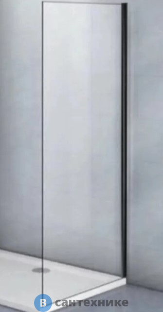 Боковая панель Veconi KP-12B KP12B-90-01-C7 стекло прозрачное/6 мм