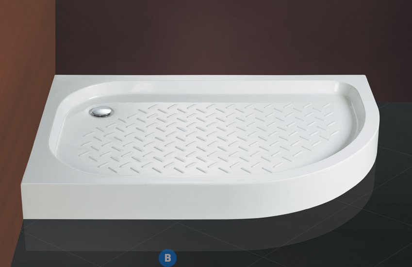 Душевой поддон CEZARES TRAY-S-RH-120/90-550-13-W-L из исскуственного мрамора, без сифона