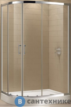 картинка Душевой уголок Cezares ECO-O-RH-2-120/90-C-Cr (1200x900x1900) без поддона