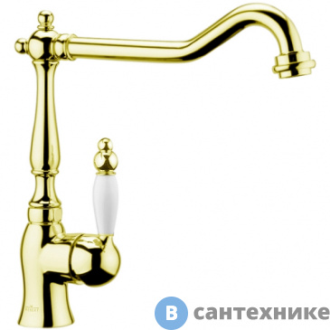 картинка Смеситель Reginox VALENTINO kitchen brass GOLD (VA920302010)