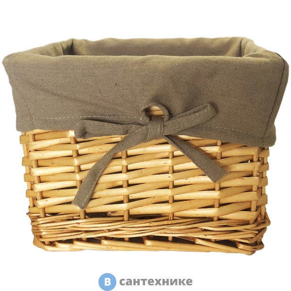 Корзина WasserKRAFT WB-880-S плетеная для белья