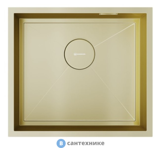 Кухонная мойка OMOIKIRI Kasen 49-16-LG нерж.сталь/светлое золото (4997054)