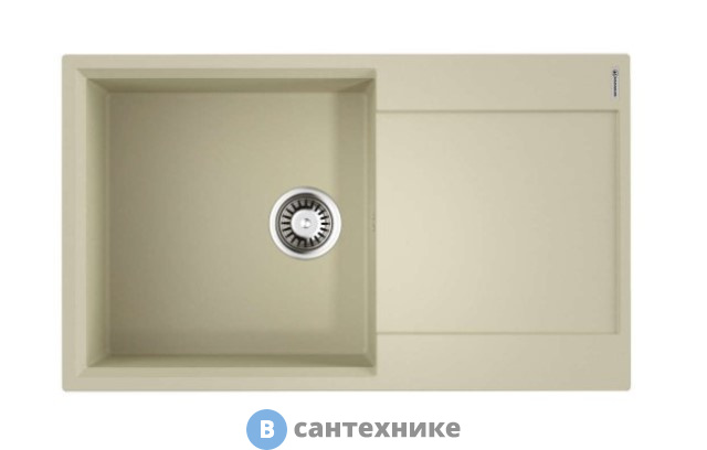 Кухонная мойка OMOIKIRI Daisen-86-BE ваниль (4993694)