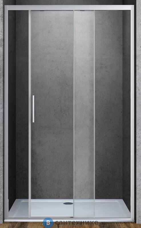 Душевая дверь Vincea Soft VDS-3SO160CL, 1600, хром, стекло прозрачное