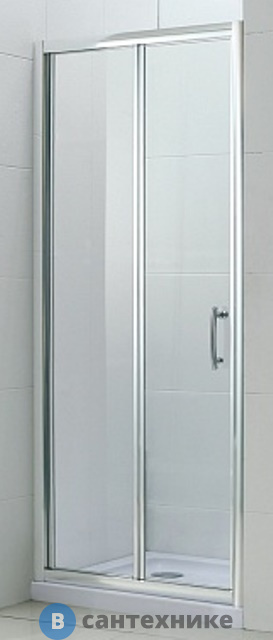 Душевая дверь Band Hours Snow 100D (1000х1900)