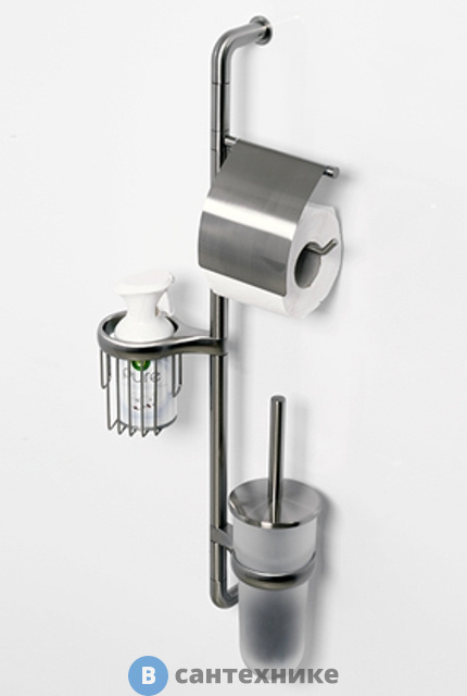 Стойка WasserKRAFT K-1448 комбинированная настенная, матовое стекло