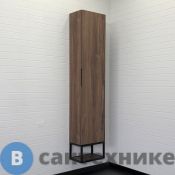Шкаф-колонна Comforty Порто-35 дуб темно-коричневый