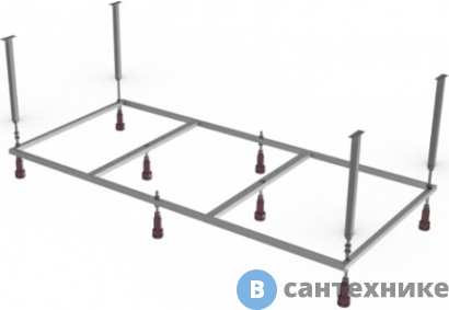 картинка Металлический каркас  BelBagno BB105-190-110-MF для акриловой ванны