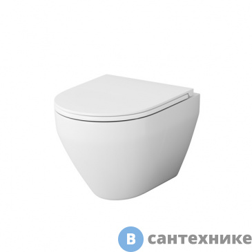 картинка Унитаз AM.PM Spirit V2.0 C701700SC подвесной FlashClean с сиденьем микролифт